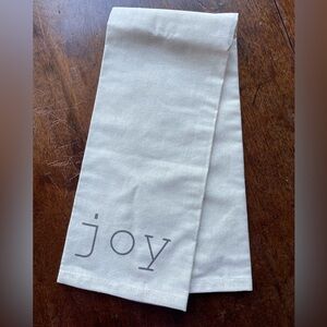Joy Cream Kitchen Towel